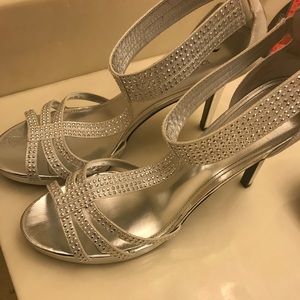 Silver heels